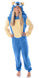 Sonic The Hedgehog Men's Character Costume Union Suit Pajama Outfit