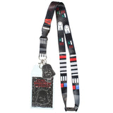 Star Wars Darth Vader ID Lanyard Badge Holder With 1.5" Rubber Charm Pendant