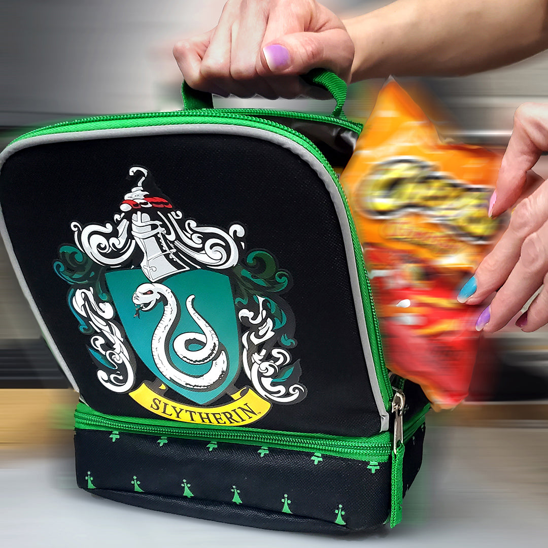 Harry Potter Lunch Box - Gryffindor, Slytherin, Ravenclaw, Hufflepuff  Bag 10"