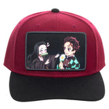 Demon Slayer Anime Men's Sublimated Character Patch Precurved Snapback Hat