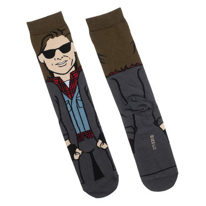 The Breakfast Club Teen Movie John Bender 360 Character Collection Crew Socks
