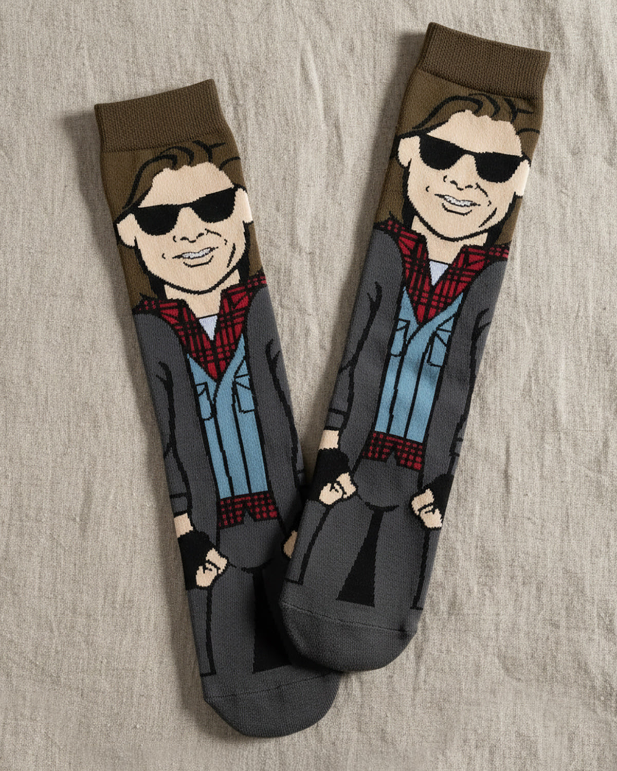 The Breakfast Club Teen Movie John Bender 360 Character Collection Crew Socks