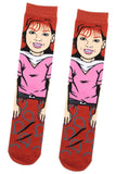 Breakfast Club Teen Movie Claire Standish 360 Character Collection Crew Socks