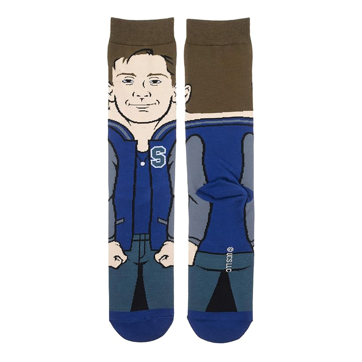 The Breakfast Club Teen Movie Andrew Clark 360 Character Collection Crew Socks