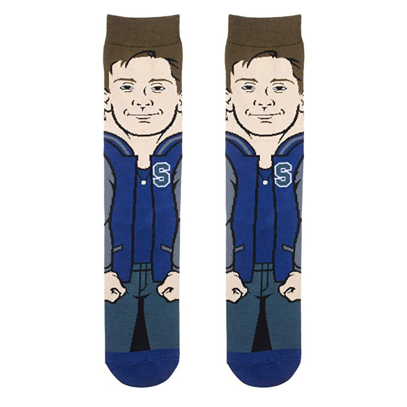 The Breakfast Club Teen Movie Andrew Clark 360 Character Collection Crew Socks