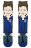 The Breakfast Club Teen Movie Andrew Clark 360 Character Collection Crew Socks