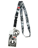 Marvel Venom Lanyard ID Badge Holder 2" Rubber Charm And Collectible Sticker