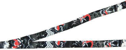 Marvel Venom Lanyard ID Badge Holder 2" Charm And Collectible Sticker