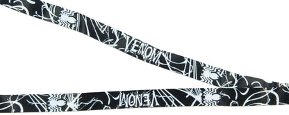 Marvel Venom Lanyard ID Badge Holder 2" Rubber Charm And Collectible Sticker
