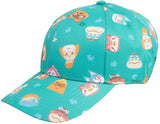 Animal Crossing All-Over Print Tom Nook Isabelle Celeste Adjustable Slide Hat