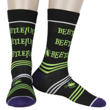 Beetlejuice Socks Adult Unisex Crew Socks 2 Pack