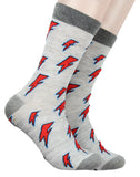 David Bowie Music  Unisex 2 Pack Crew Socks