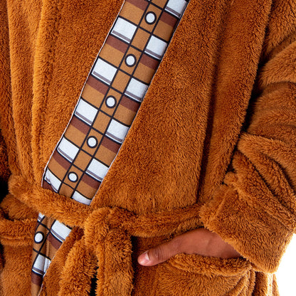 Star Wars Chewbacca Robe Costume Fleece Plush Chewie Chewbacca Bathrobe