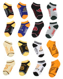 Naruto Shippuden Boy's Hidden Leaf Kanoha Anime Mix and Match Ankle Socks 8 Pair