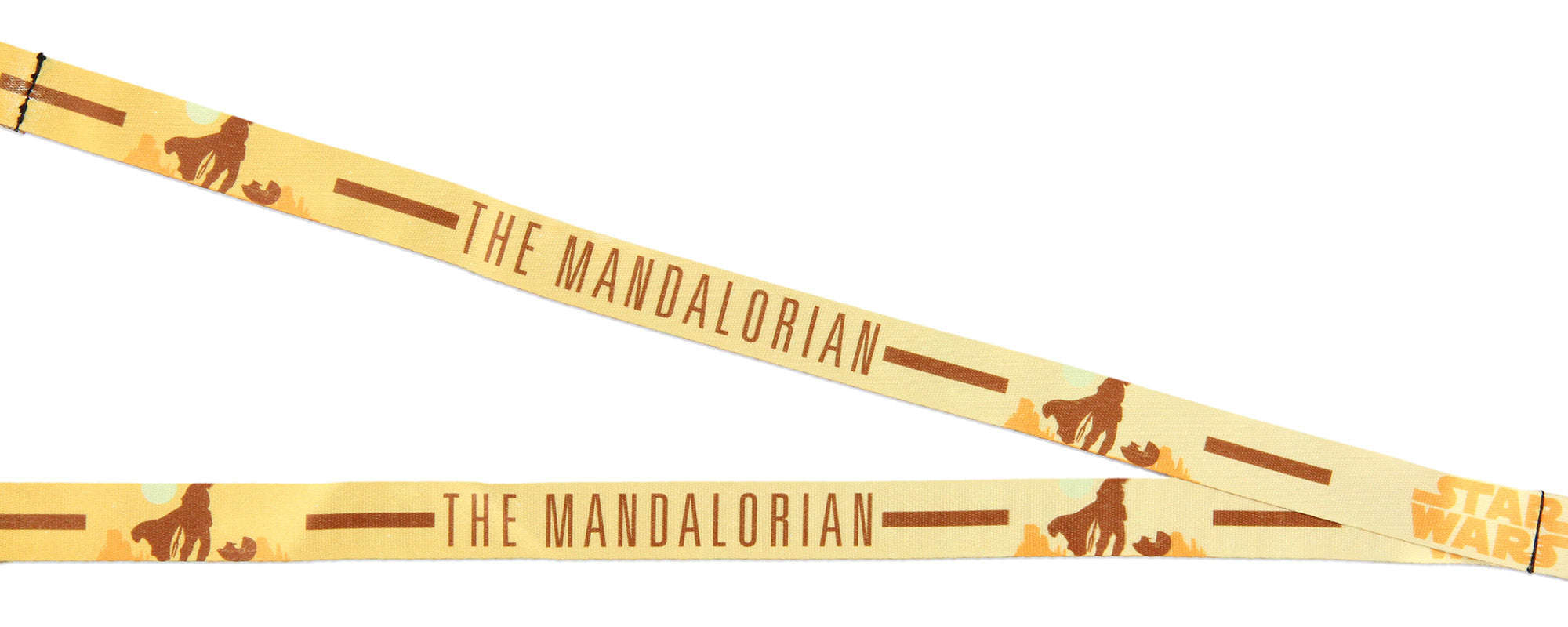 Star Wars The Mandalorian Mando and The Child at Dusk Lanyard ID Holder