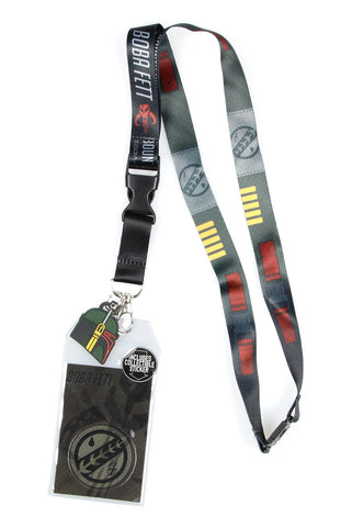 Star Wars Boba Fett Bounty Hunter Suit Up Lanyard ID Badge Holder