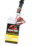 Jurassic Park Park Ranger Breakaway Lanyard Clear ID Badge Holder Keychain