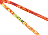Friday The 13th Camp Crystal Lake Counselor Lanyard Clear ID Badge Holder