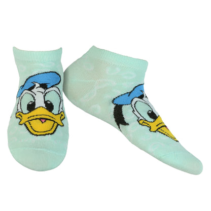Disney Mickey Mouse & Friends Girls' 5-Pack No Show Ankle Socks, OSFM