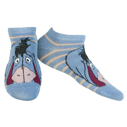 Disney Winnie the Pooh Girls' Ankle Socks Mix and Match Set, 5-Pack OSFM