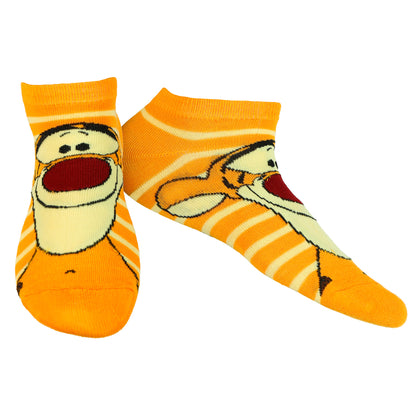 Disney Winnie the Pooh Girls' Ankle Socks Mix and Match Set, 5-Pack OSFM