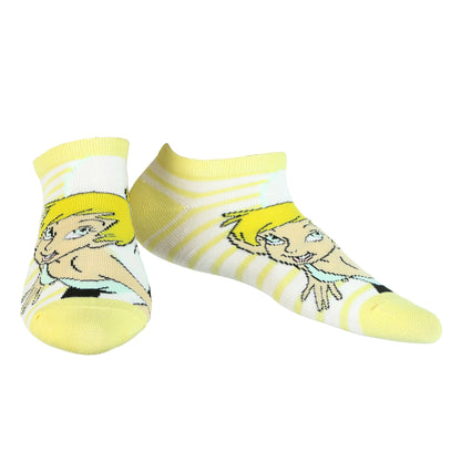 Disney Tinkerbell Socks Girl's 5-Pack Mix and Match Low Cut Ankle Socks, 5 Pair