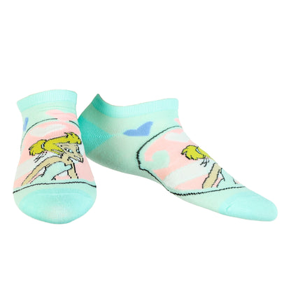 Disney Tinkerbell Socks Girl's 5-Pack Mix and Match Low Cut Ankle Socks, 5 Pair
