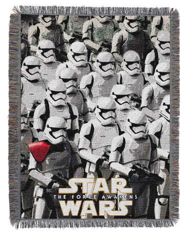 Northwest Star Wars Woven Tapestry Throw Blanket, 48" x 60", Ground Invasion