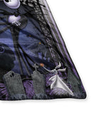 Disney Nightmare Before Christmas Blanket Super Plush Fleece Throw 46" X 60"