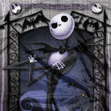 Disney Nightmare Before Christmas Blanket Super Plush Fleece Throw 46" X 60"