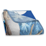 Disney Frozen Blanket Winter BunchSilk Touch Plush Throw 46" x 60"