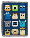 Northwest Disney-Pixar Woven Tapestry Throw Blanket, 48" x 60", Pixarland
