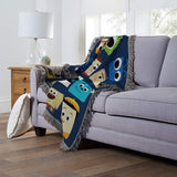 Northwest Disney-Pixar Woven Tapestry Throw Blanket, 48" x 60", Pixarland