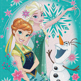 Northwest Frozen Woven Tapestry Throw Blanket, 48" x 60", Frozen Fever
