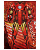 Marvel Avengers Iron Man Throw Adult Silk Touch Blanket with Sleeves 48" x 71"