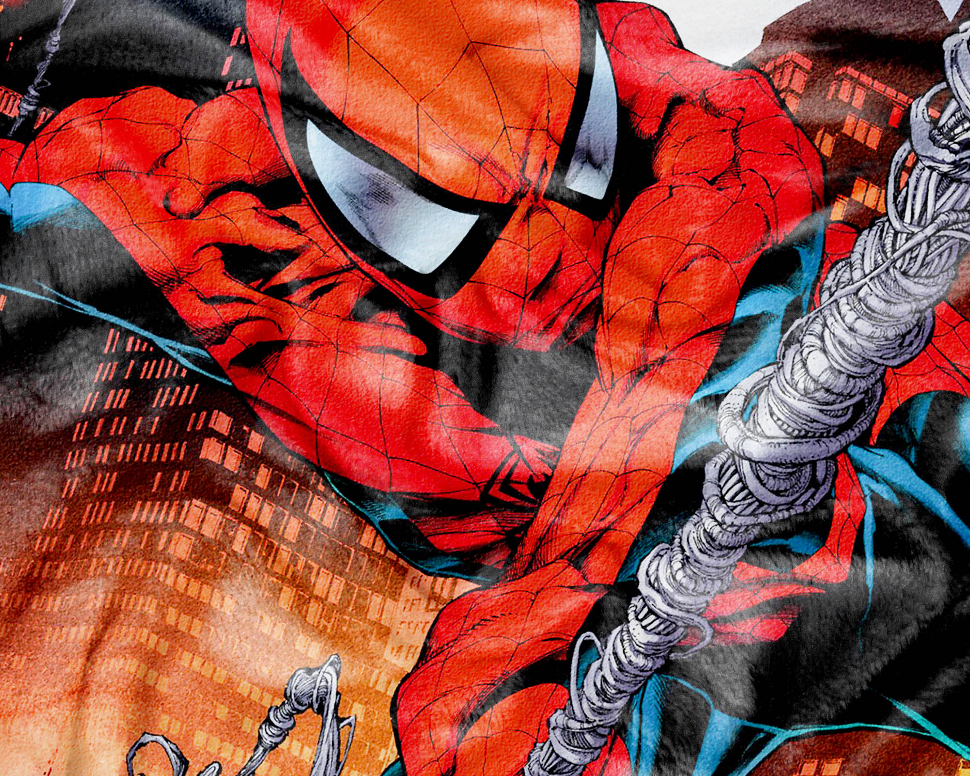 Marvel Spider-Man, "Web Swing" Fleece Throw Blanket, 45" x 60", Multi Color