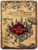 Harry Potter Marauders Map Micro Raschel Fleece Throw Blanket