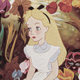 Disney Alice in Wonderland, "Alice in the Garden" Woven Tapestry Throw Blanket, 48" x 60"