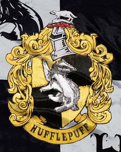 Harry Potter House Crests Silk Touch Throw 50" x 60"- Choose From All 4 Houses