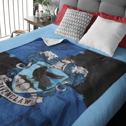 Harry Potter House Crests Silk Touch Throw 50" x 60"- Choose From All 4 Houses