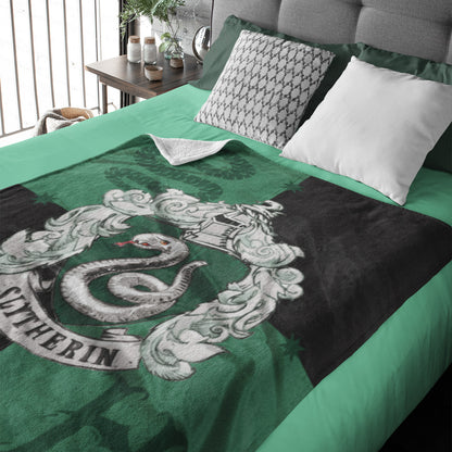 Harry Potter House Crests Silk Touch Throw 50" x 60"- Choose From All 4 Houses