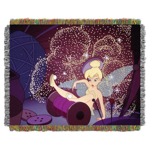 Northwest Disney, Tinkerbell, Clumsy Nonmet 48-Inch-by-60-Inch Acrylic Tapestry Throw by The Northwest Company