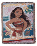 Disney Disney Moana, “Island Girl” Woven Tapestry Throw Company 48" x 60"