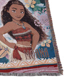 Disney Disney Moana, “Island Girl” Woven Tapestry Throw Company 48" x 60"
