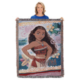 Disney Disney Moana, “Island Girl” Woven Tapestry Throw Company 48" x 60"