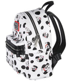 Loungefly Disney 101 Dalmatians Spots and Pups Allover Print Mini Backpack