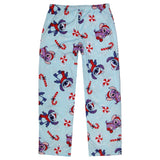 Disney Stitch & Angel Festive Christmas Time Soft Fleece Adult Pajama Pant