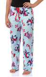 Disney Stitch & Angel Festive Christmas Time Soft Fleece Adult Pajama Pant