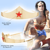 DC Comics Wonder Woman Golden Tiara with Red Gem Star