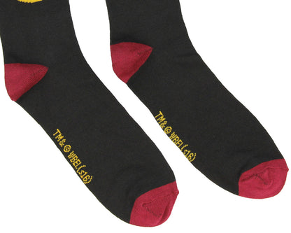 Harry Potter Platform 9 3/4 Hogwarts Express Adult Crew Socks